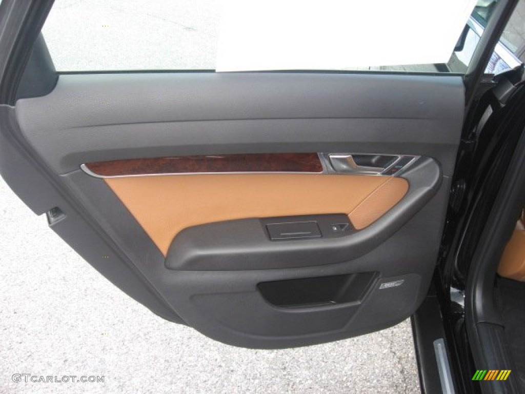 2006 Audi A6 3.2 quattro Avant Amaretto Door Panel Photo #51792401