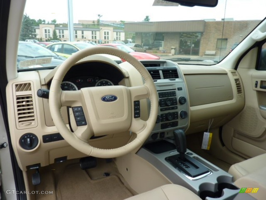 2012 Ford Escape XLT V6 4WD Camel Dashboard Photo #51792914