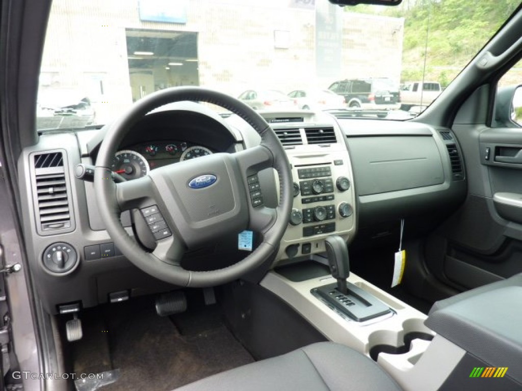 2012 Ford Escape XLT V6 4WD Charcoal Black Dashboard Photo #51793133