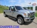 2011 Ingot Silver Metallic Ford F250 Super Duty XLT SuperCab 4x4  photo #1