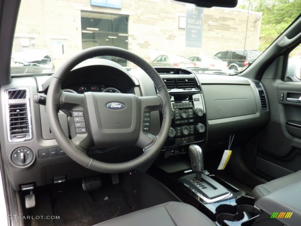 2012 Ford Escape Limited V6 4WD Charcoal Black Dashboard Photo #51793994