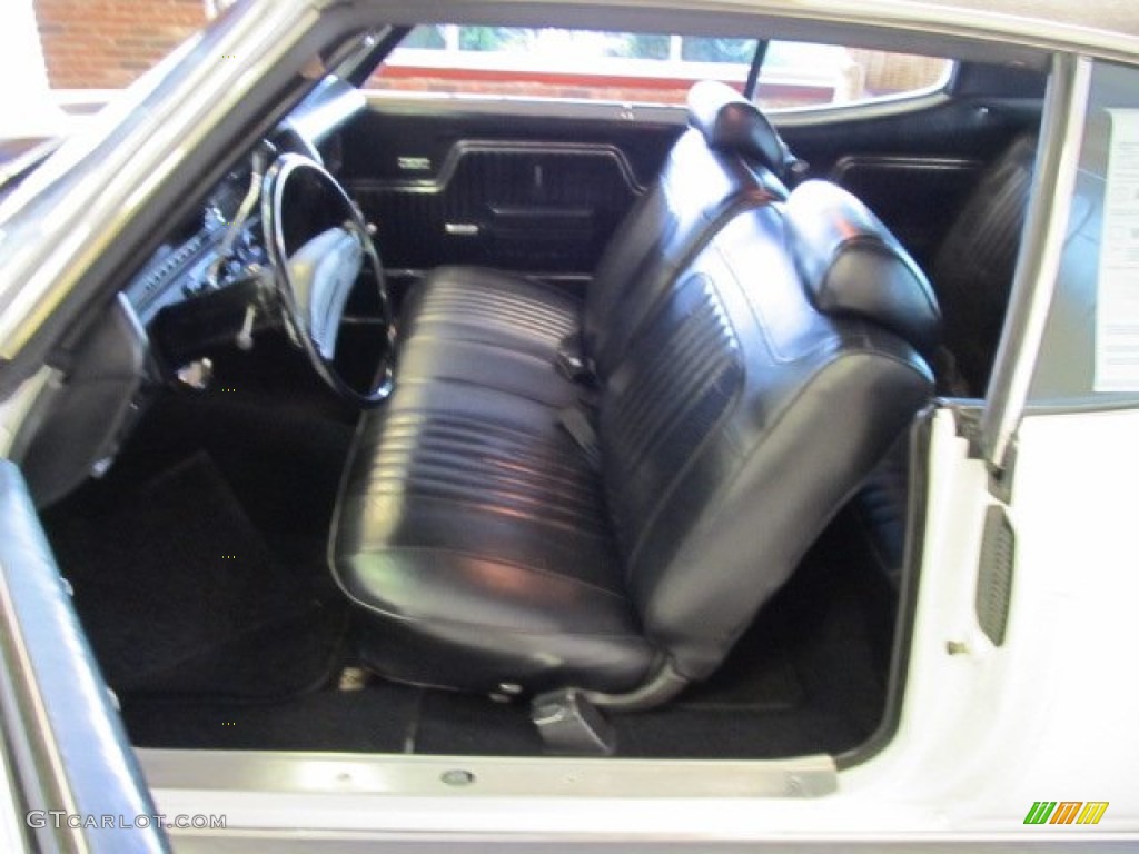 Black Interior 1971 Chevrolet Chevelle Malibu 400 Convertible Photo #51795356