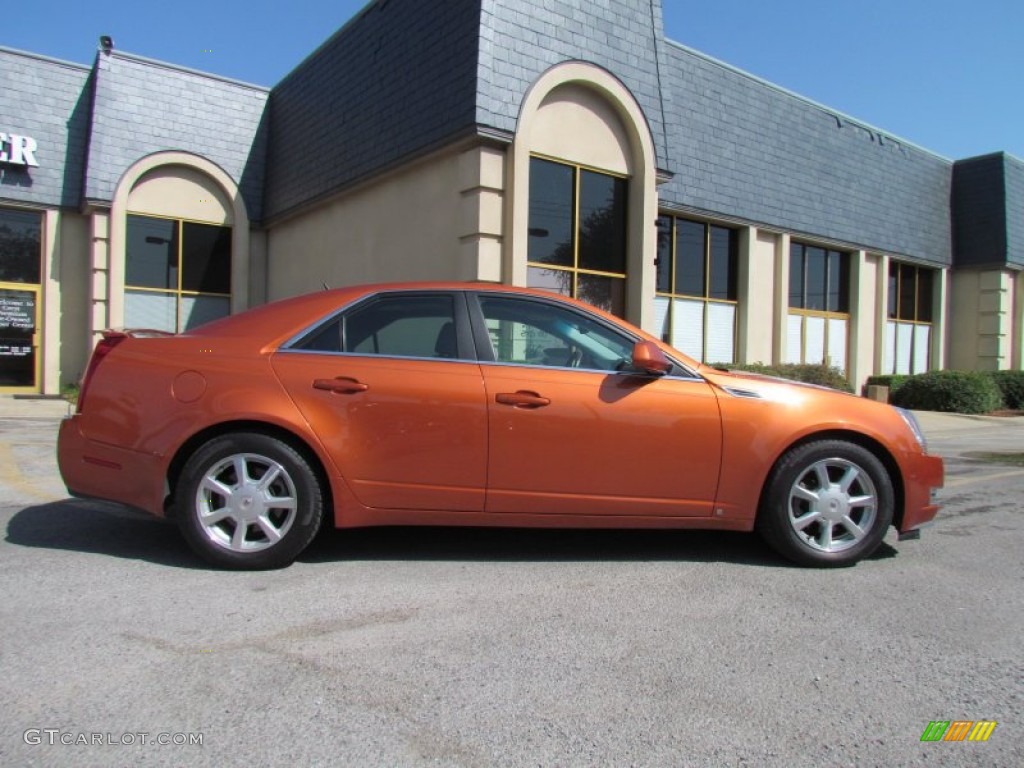 Hot Lava Orange 2008 Cadillac CTS Hot Lava Edition Sedan Exterior Photo #51795401