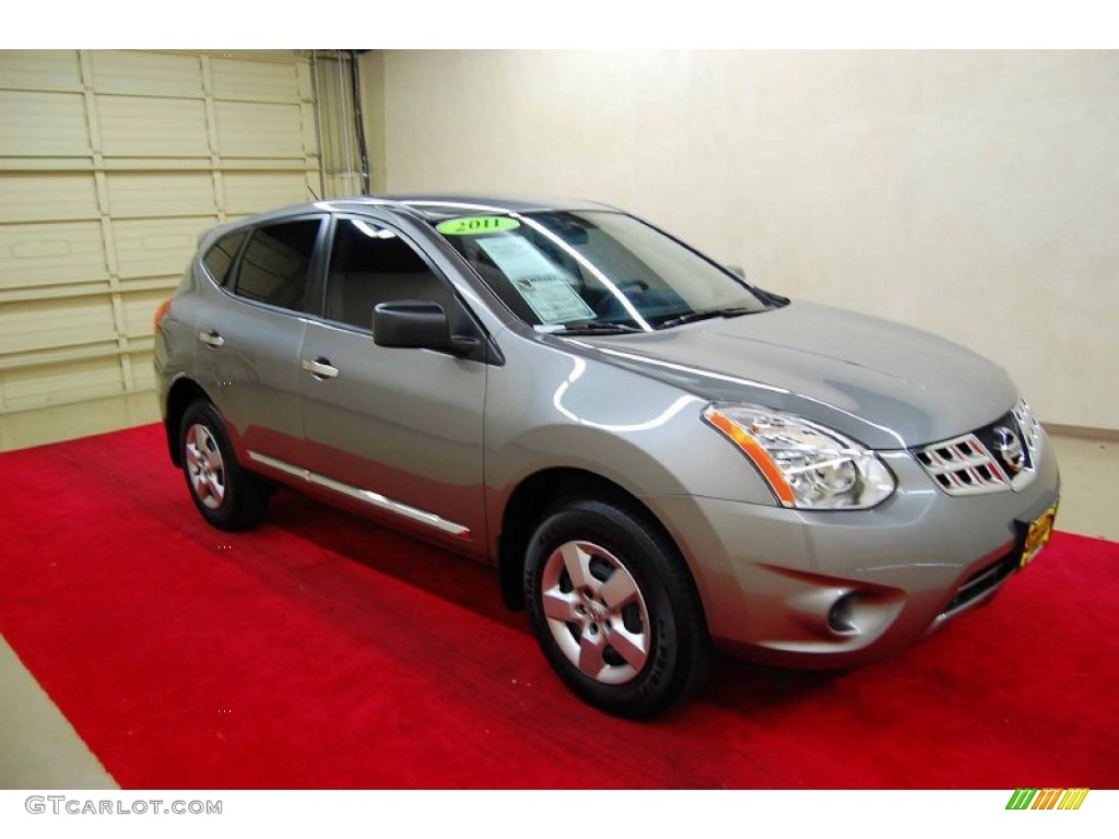 2011 Rogue S - Platinum Graphite / Black photo #1
