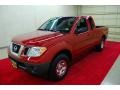 2011 Red Brick Nissan Frontier S King Cab  photo #3