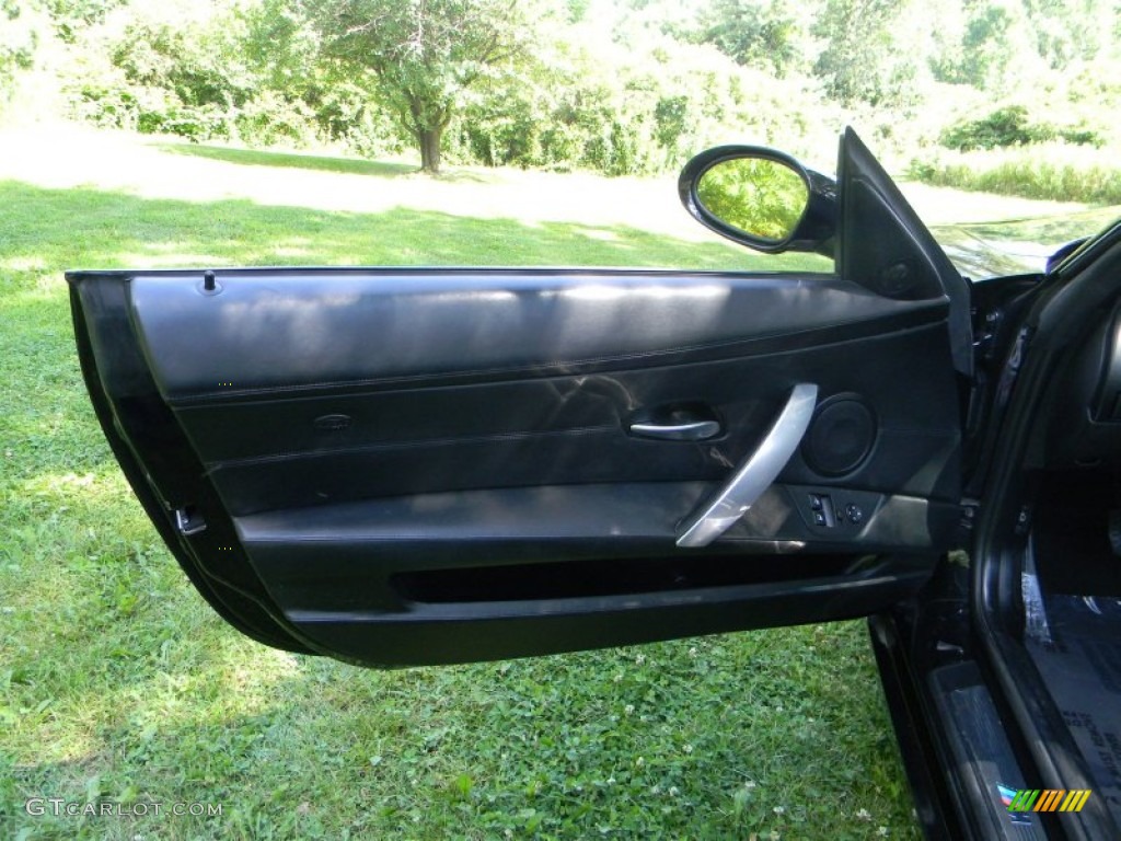 2007 BMW M Roadster Black Door Panel Photo #51799478