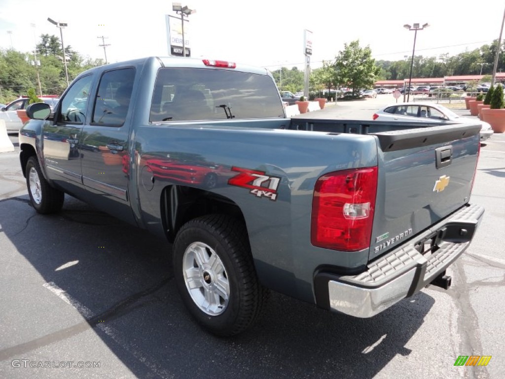 2011 Silverado 1500 LT Crew Cab 4x4 - Blue Granite Metallic / Ebony photo #5