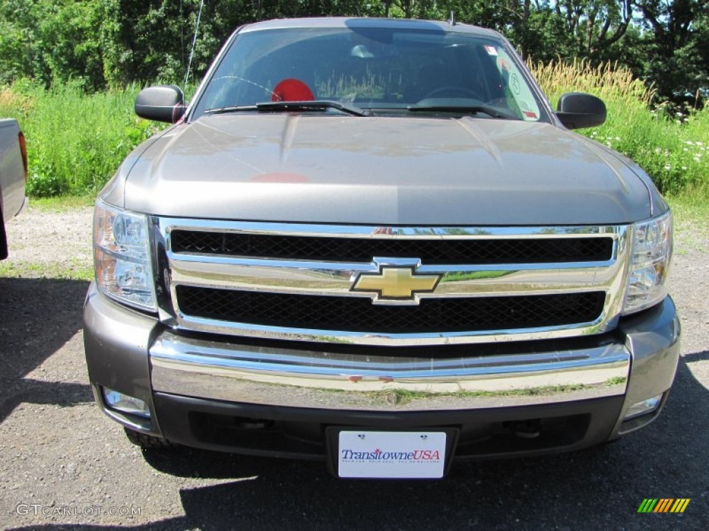 2008 Silverado 1500 Z71 Crew Cab 4x4 - Graystone Metallic / Ebony photo #16