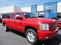 2011 Victory Red Chevrolet Silverado 1500 LT Extended Cab 4x4  photo #1