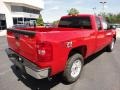 2011 Victory Red Chevrolet Silverado 1500 LT Extended Cab 4x4  photo #7