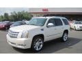 2011 White Diamond Tricoat Cadillac Escalade Platinum AWD  photo #1