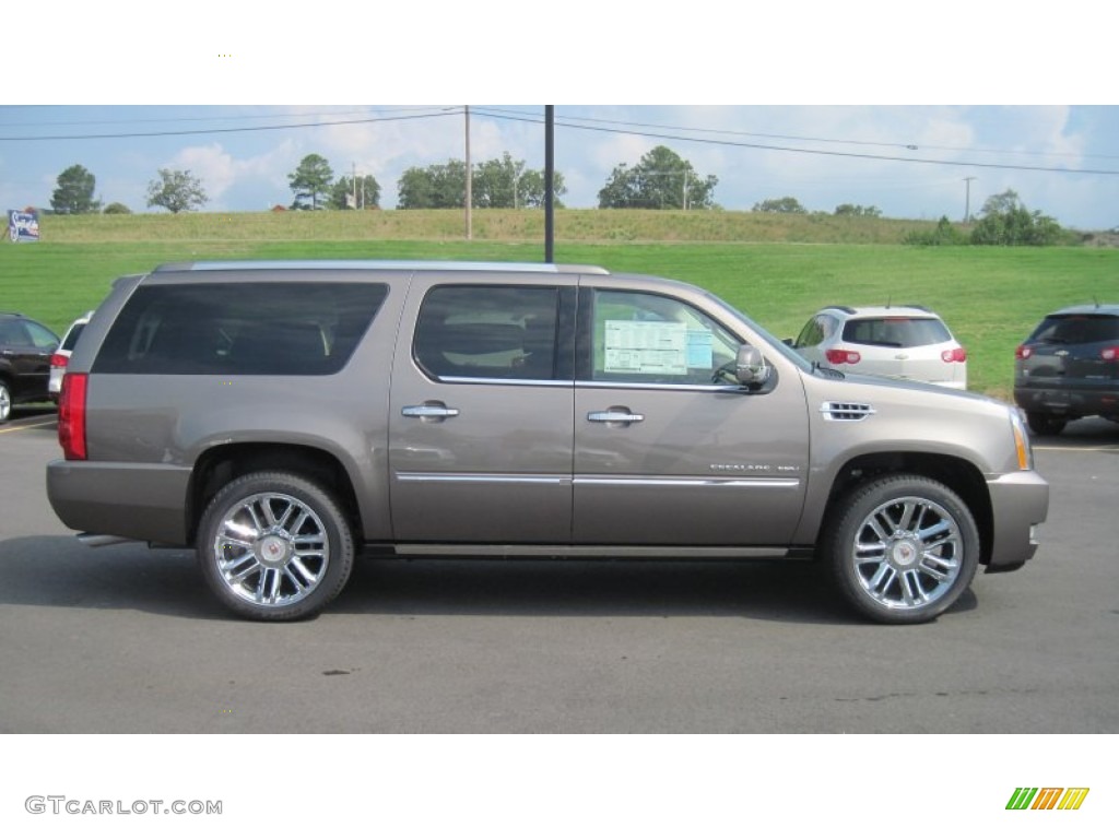 Mocha Steel Metallic 2011 Cadillac Escalade ESV Platinum AWD Exterior Photo #51803867