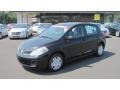 2010 Espresso Black Nissan Versa 1.8 S Hatchback  photo #1