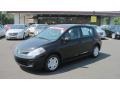 2010 Espresso Black Nissan Versa 1.8 S Hatchback  photo #4