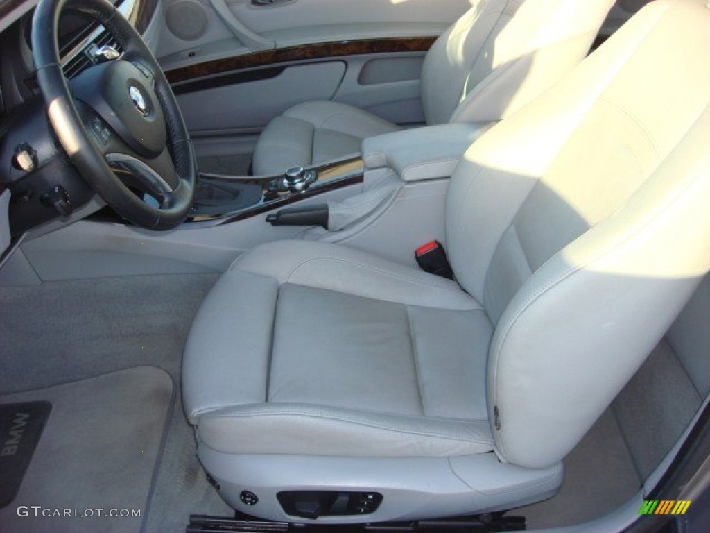 2009 3 Series 328i Coupe - Space Grey Metallic / Oyster Dakota Leather photo #6