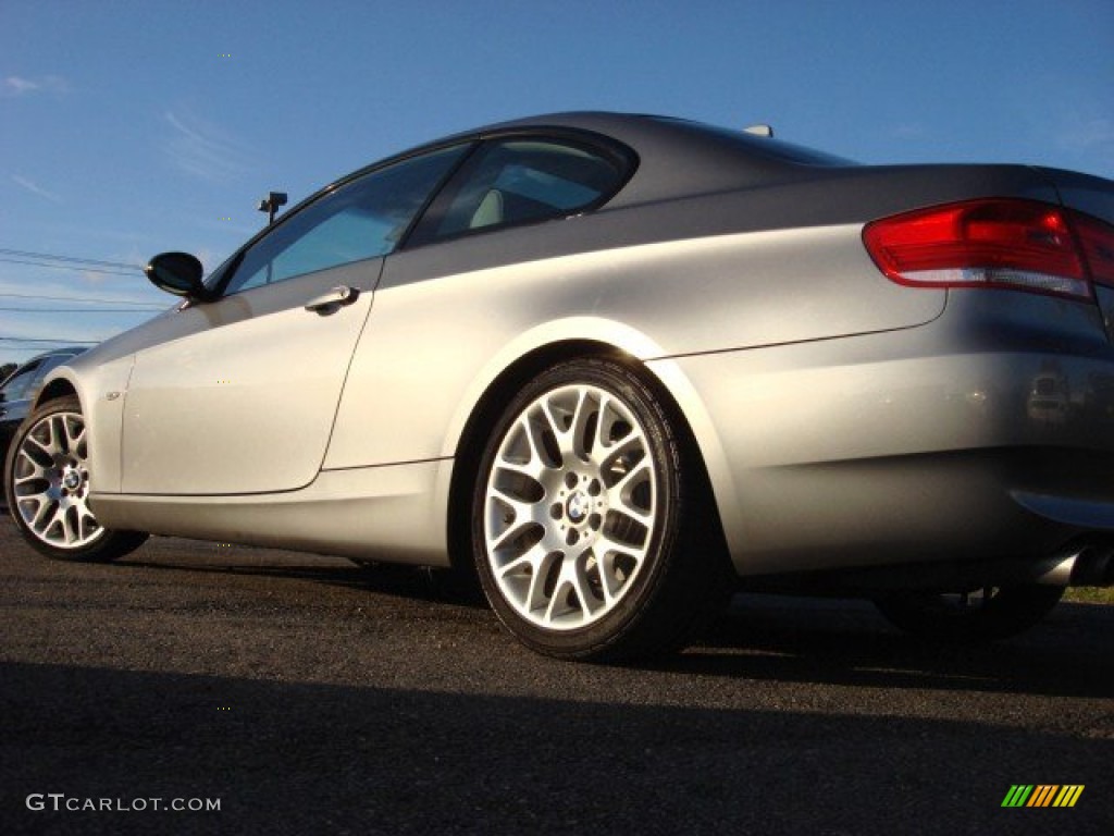 2009 3 Series 328i Coupe - Space Grey Metallic / Oyster Dakota Leather photo #24