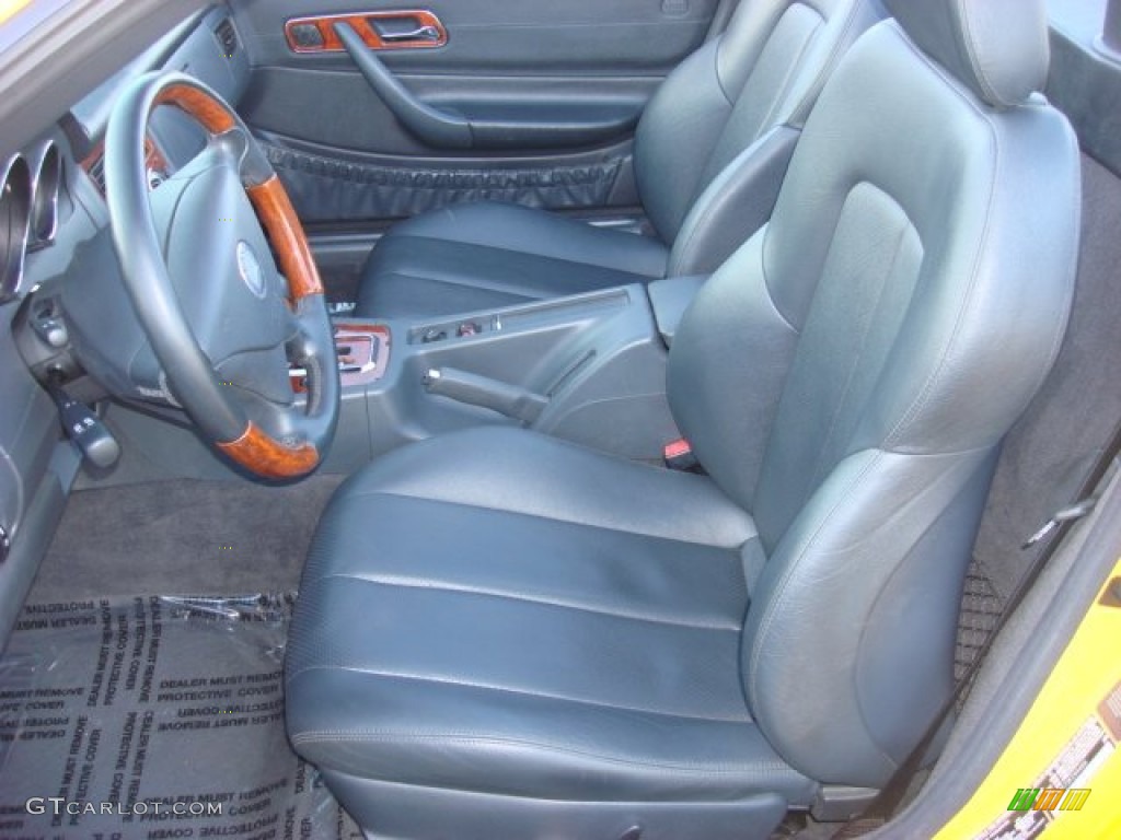 Charcoal Interior 2003 Mercedes-Benz SLK 320 Roadster Photo #51806447