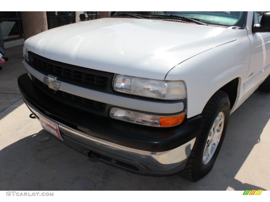 2000 Silverado 1500 Regular Cab 4x4 - Summit White / Graphite photo #10