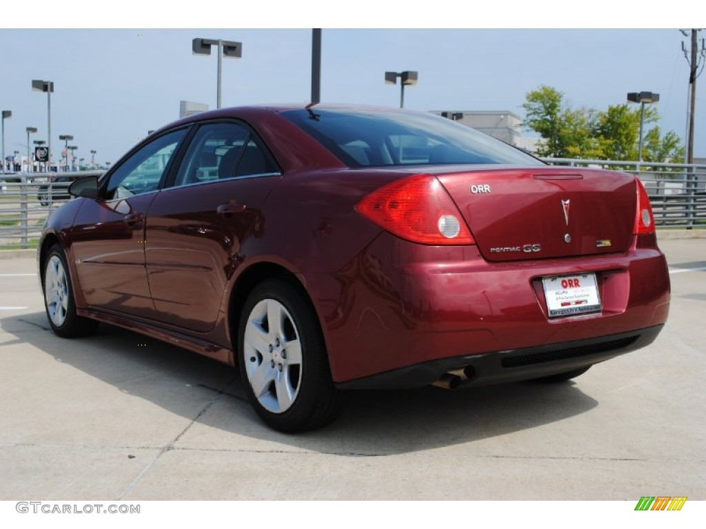 2010 G6 Sedan - Performance Red Metallic / Ebony photo #7