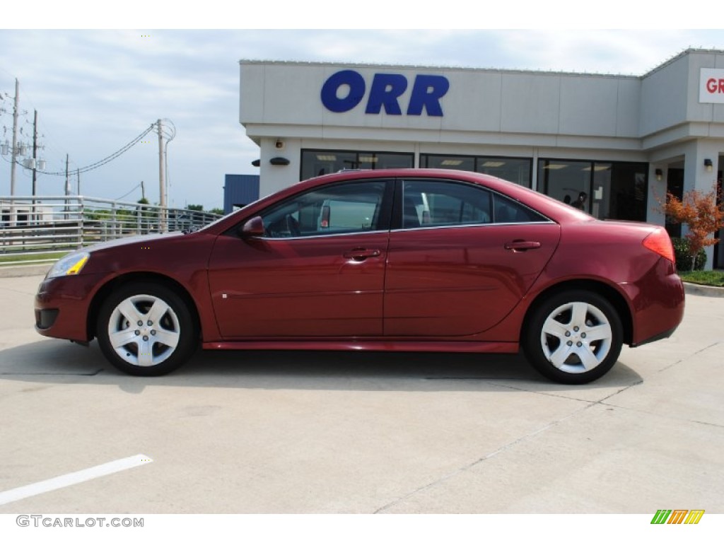 2010 G6 Sedan - Performance Red Metallic / Ebony photo #8