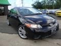 2006 Nighthawk Black Pearl Honda Civic EX Coupe  photo #2