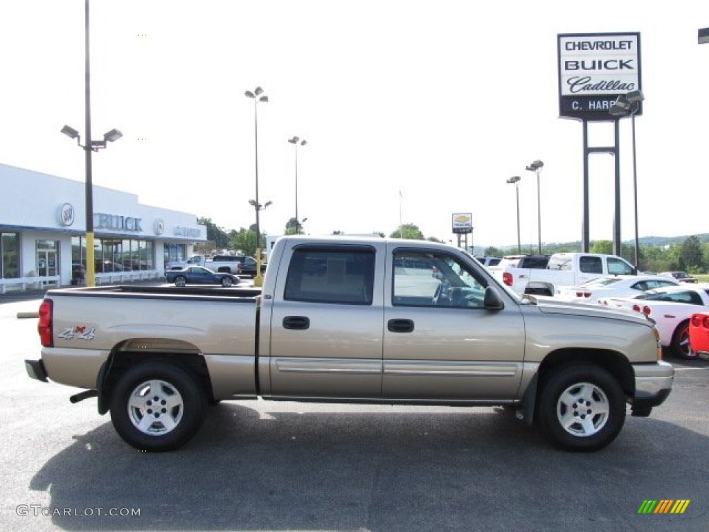 2007 Silverado 1500 Classic LT  Z71 Crew Cab 4x4 - Sandstone Metallic / Tan photo #2