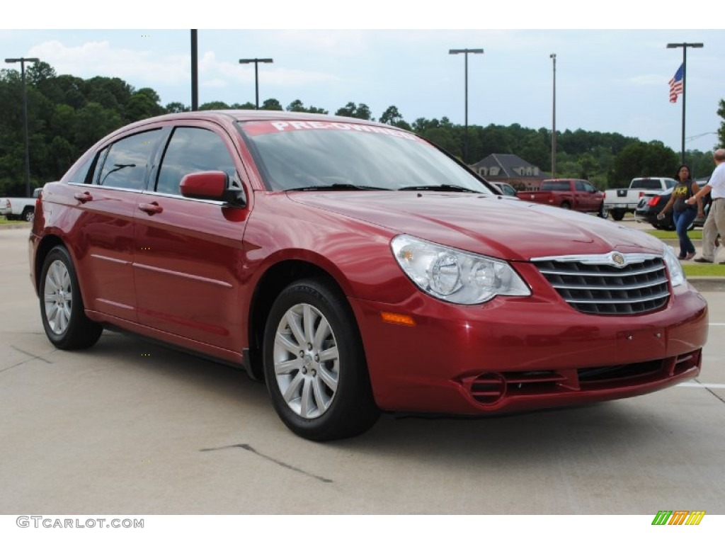 2010 Sebring Limited Sedan - Inferno Red Crystal Pearl / Dark Slate Gray photo #3