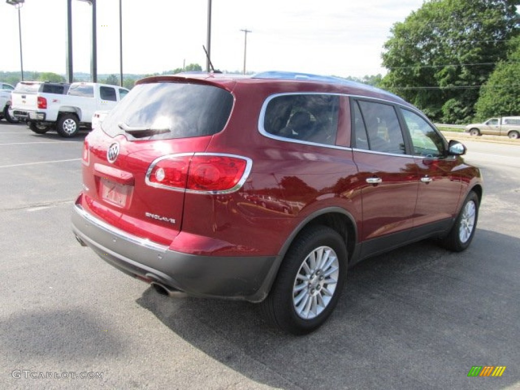 2010 Enclave CX AWD - Red Jewel Tintcoat / Cashmere/Cocoa photo #9