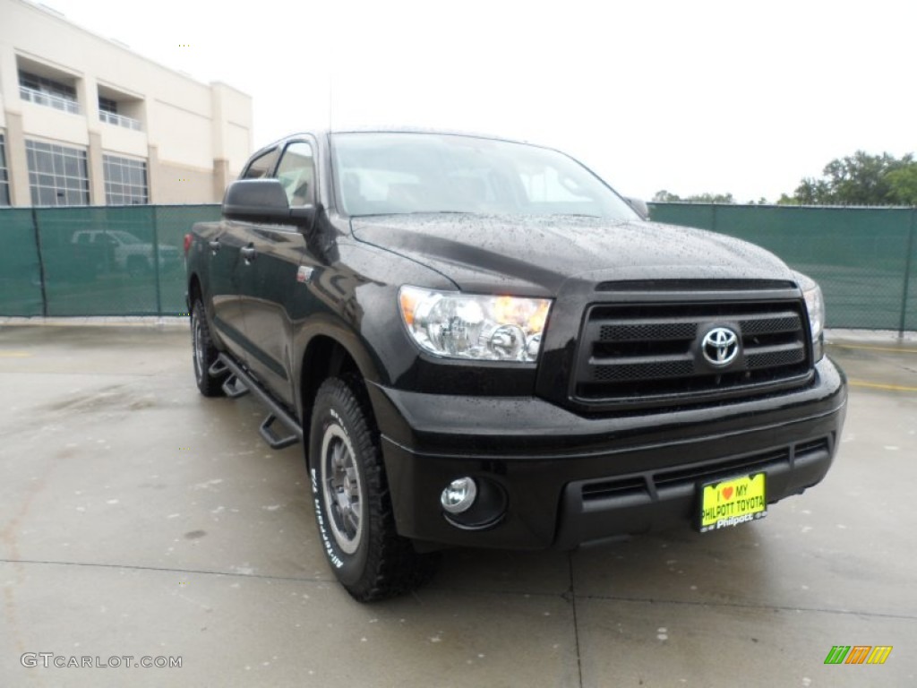 2011 Tundra TRD Rock Warrior CrewMax 4x4 - Black / Black photo #1