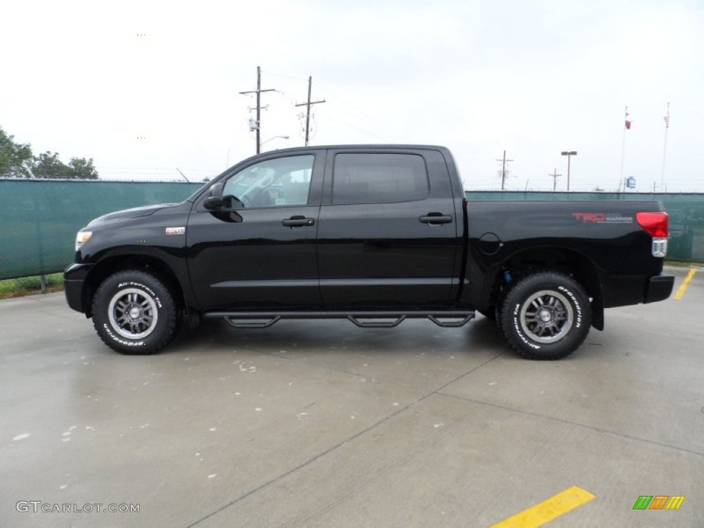 2011 Tundra TRD Rock Warrior CrewMax 4x4 - Black / Black photo #6