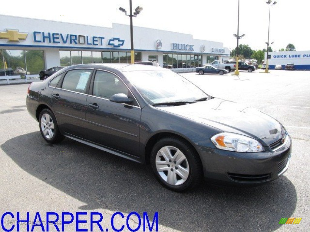 2011 Impala LS - Cyber Gray Metallic / Ebony photo #1