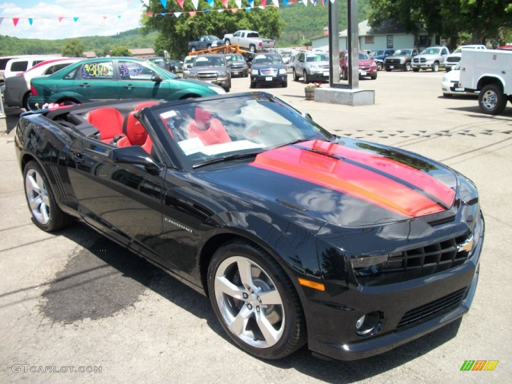 Black 2011 Chevrolet Camaro SS/RS Convertible Exterior Photo #51811373