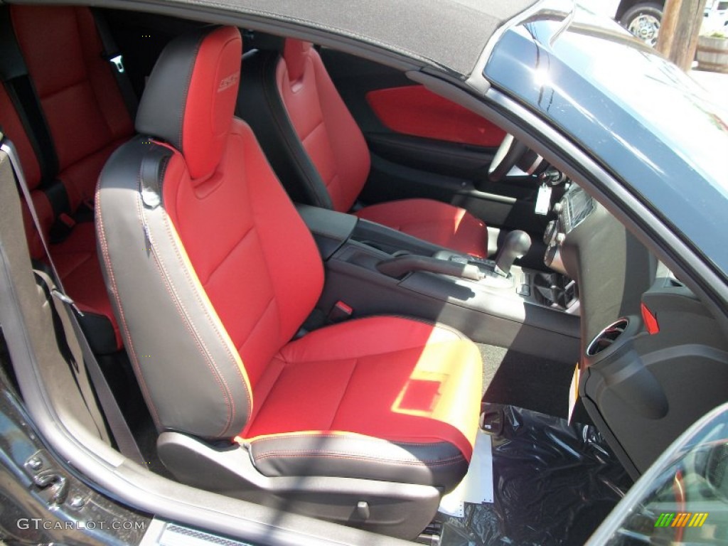 Inferno Orange/Black Interior 2011 Chevrolet Camaro SS/RS Convertible Photo #51811499
