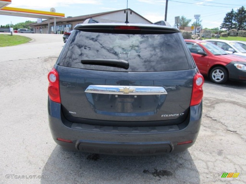 2010 Equinox LT AWD - Cyber Gray Metallic / Jet Black photo #6