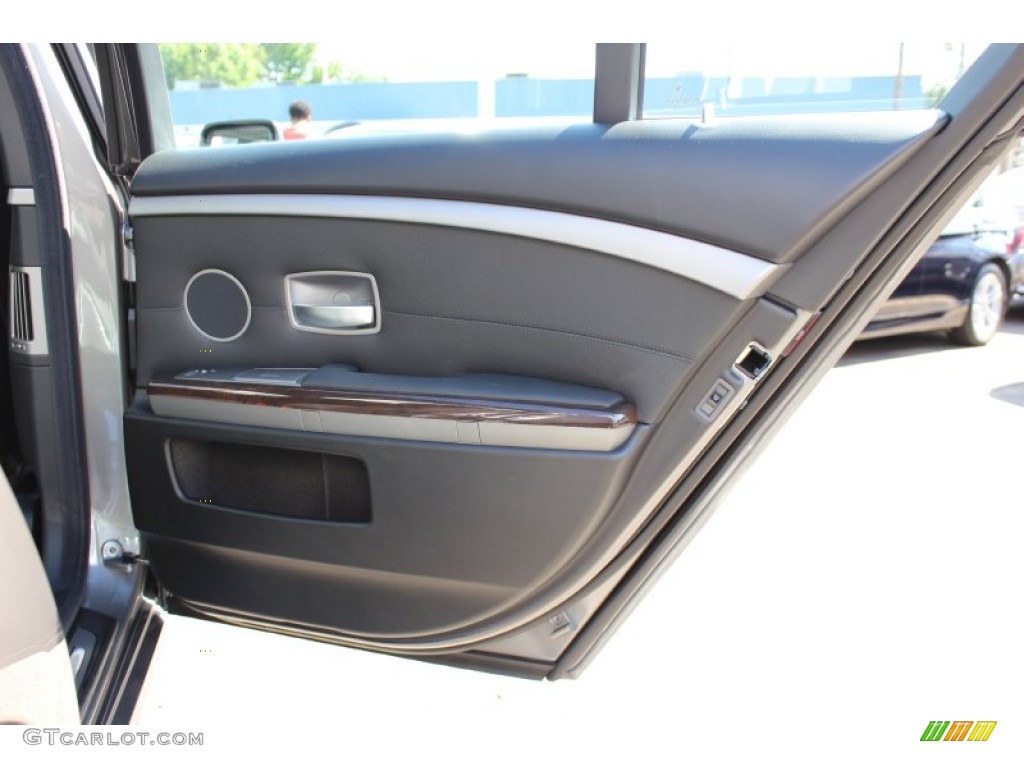2008 7 Series 750i Sedan - Sterling Grey Metallic / Black photo #22