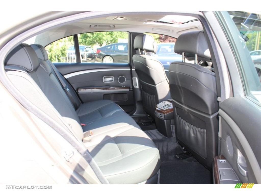 2008 7 Series 750i Sedan - Sterling Grey Metallic / Black photo #23