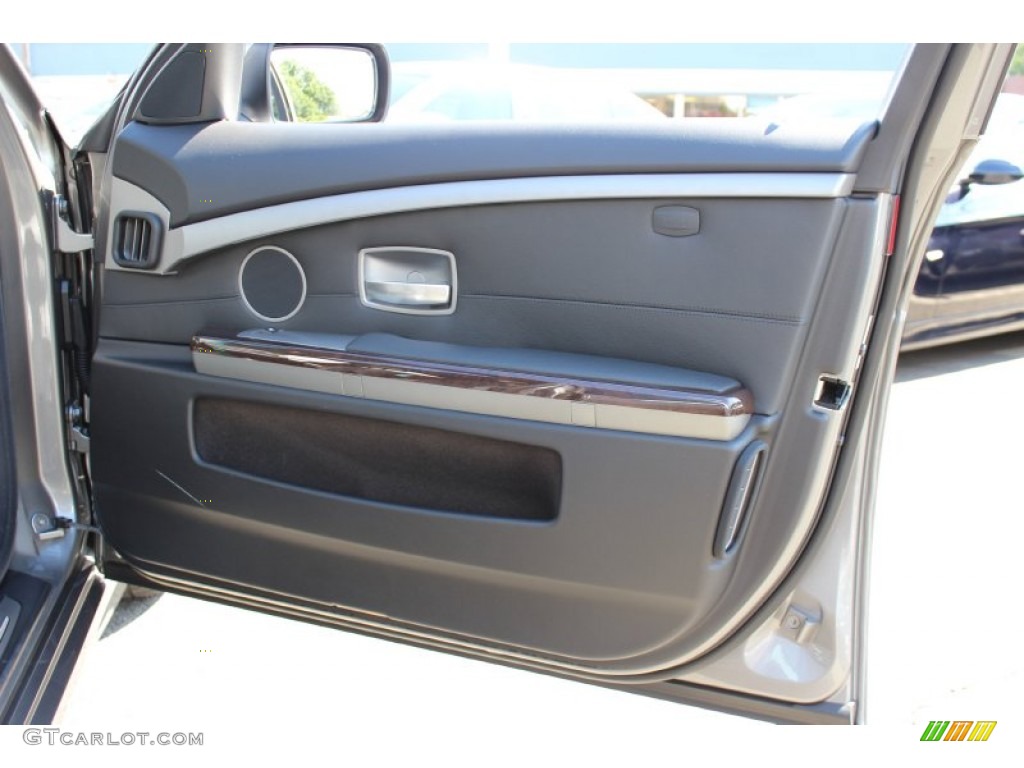 2008 7 Series 750i Sedan - Sterling Grey Metallic / Black photo #24
