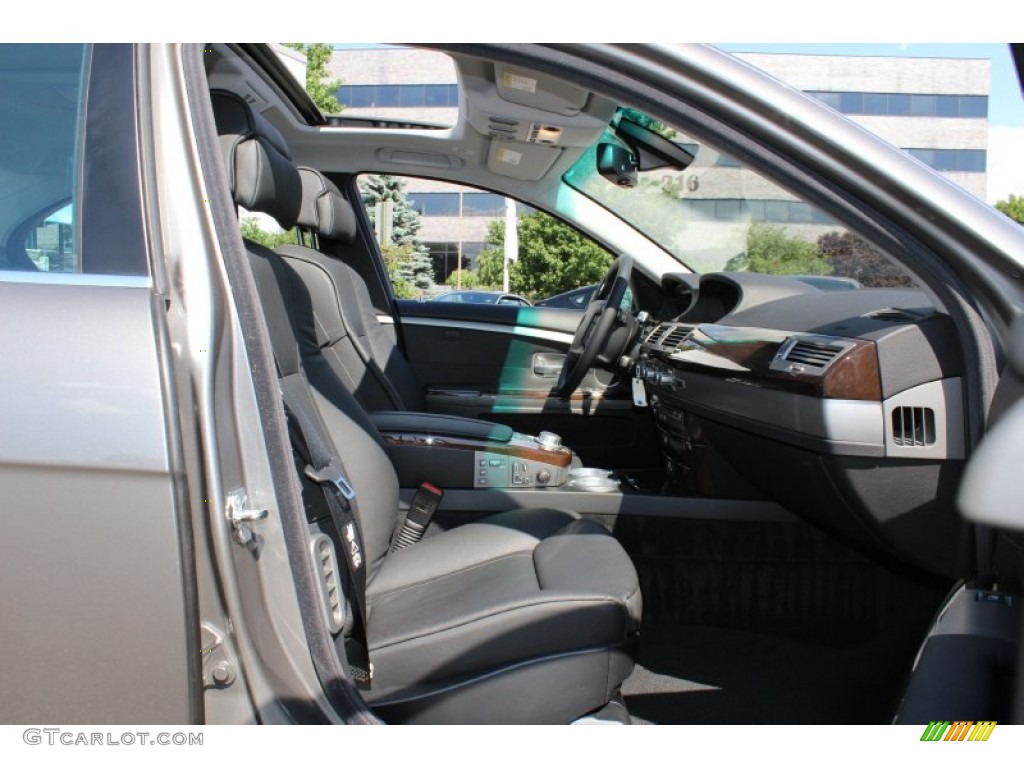2008 7 Series 750i Sedan - Sterling Grey Metallic / Black photo #26