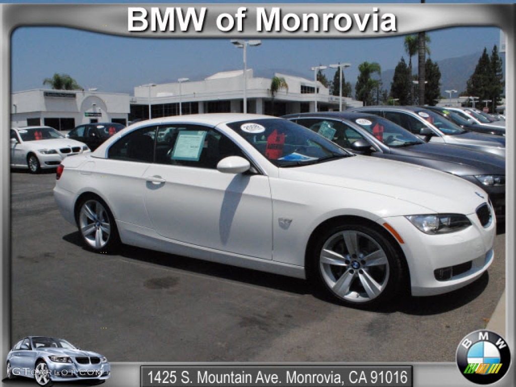 2008 3 Series 335i Convertible - Alpine White / Black photo #1