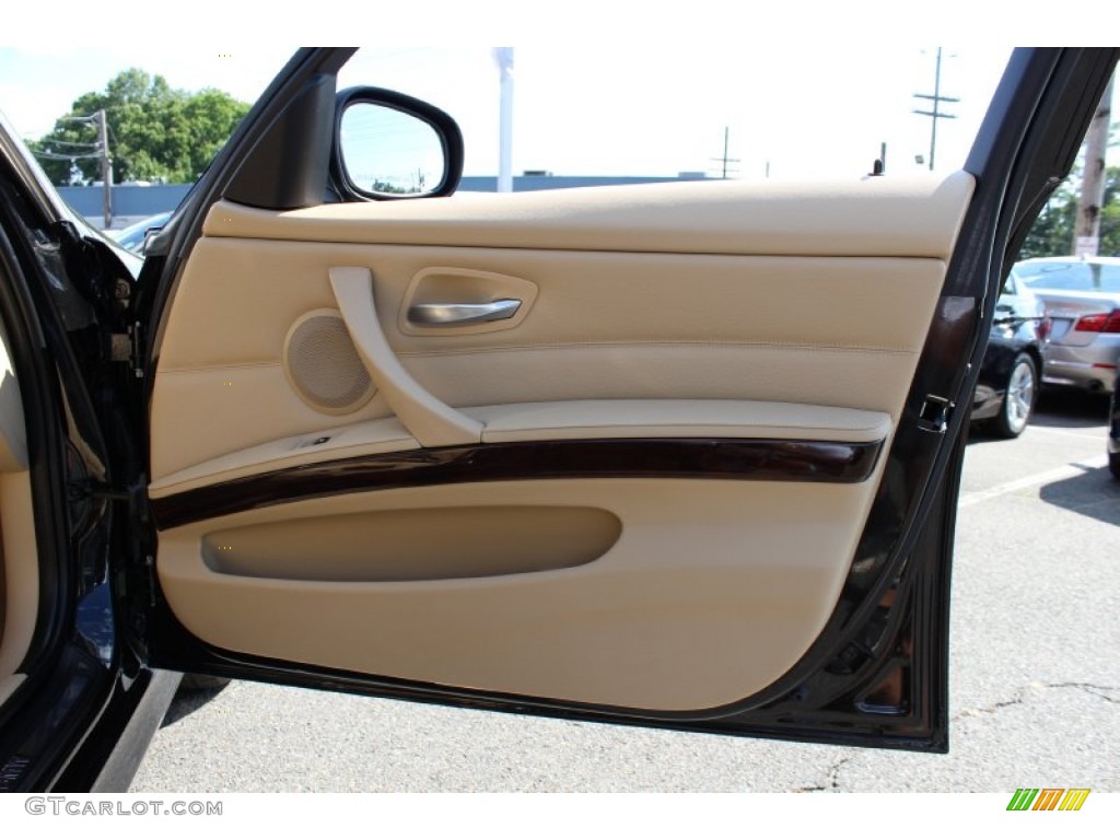 2011 3 Series 335d Sedan - Jet Black / Beige photo #25