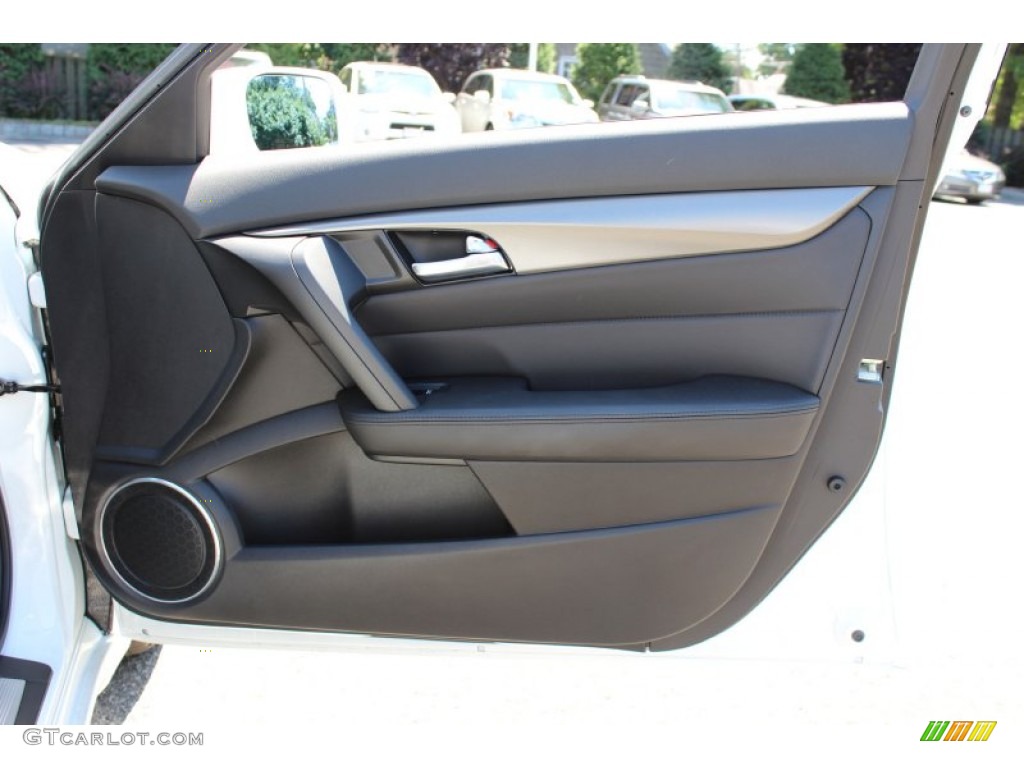 2012 Acura TL 3.5 Technology Ebony Door Panel Photo #51813785