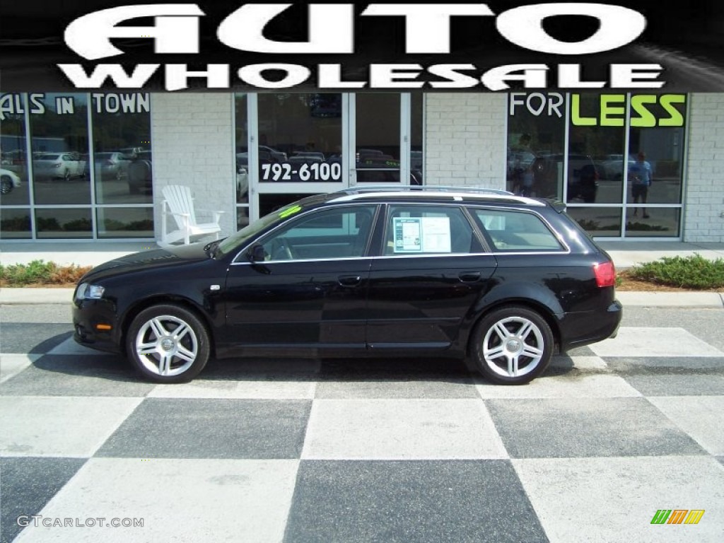 2008 A4 2.0T quattro Avant - Brilliant Black / Beige photo #1