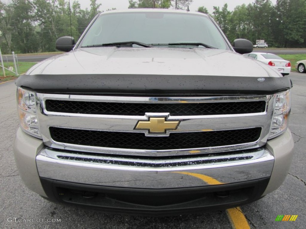 2008 Silverado 1500 LS Crew Cab 4x4 - Silver Birch Metallic / Dark Titanium photo #2