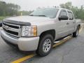 2008 Silver Birch Metallic Chevrolet Silverado 1500 LS Crew Cab 4x4  photo #3