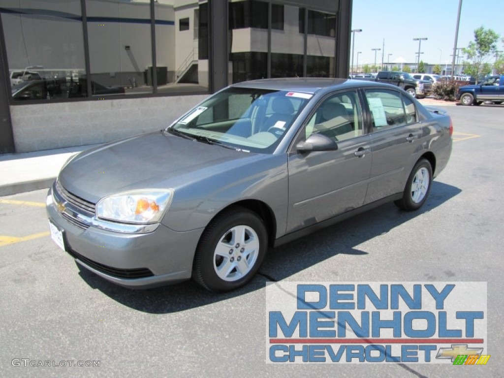 2005 Malibu LS V6 Sedan - Medium Gray Metallic / Gray photo #1