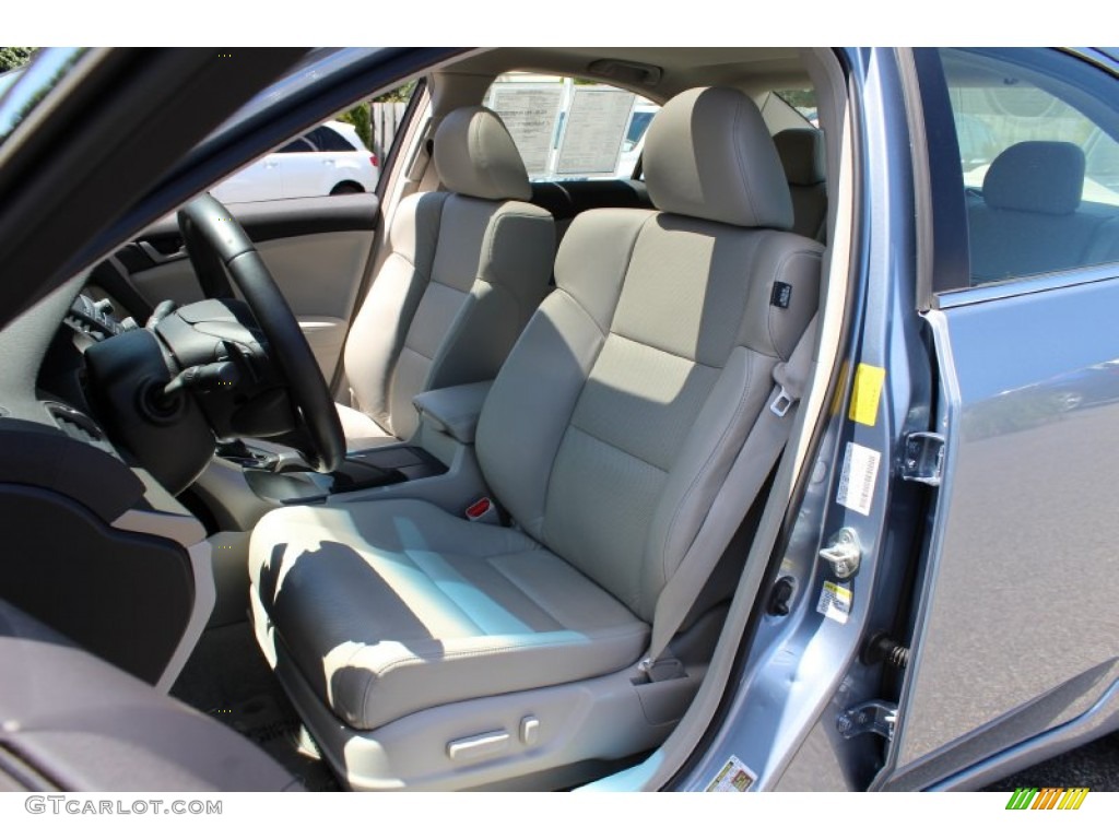 2009 TSX Sedan - Glacier Blue Metallic / Taupe photo #12