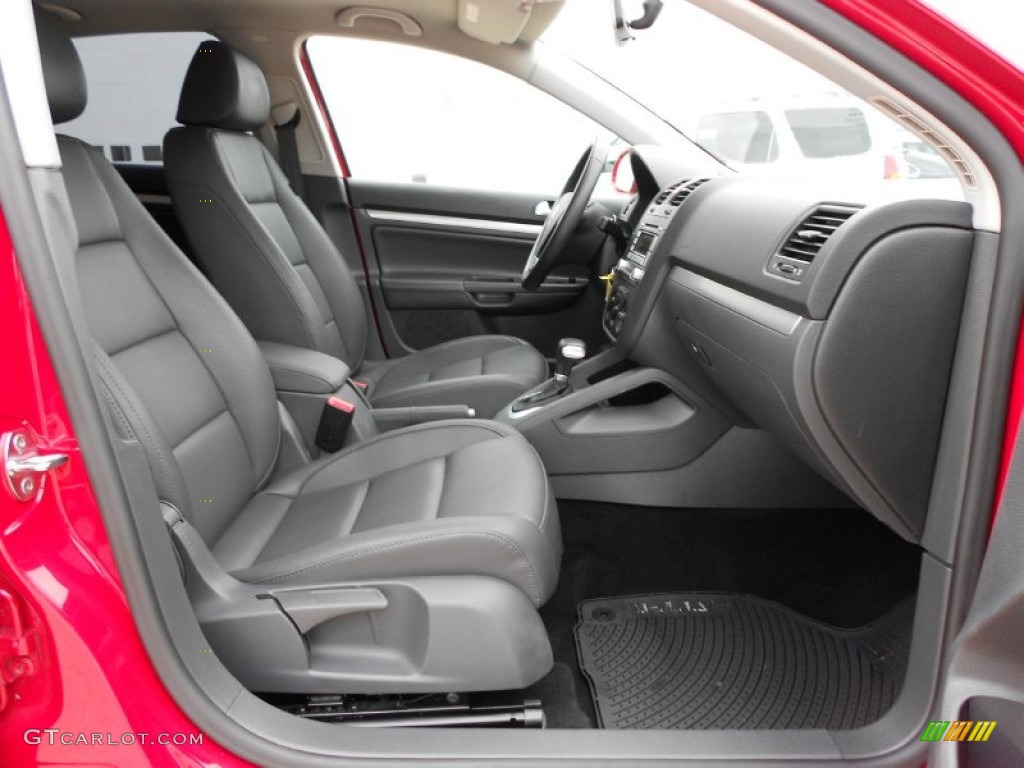 Anthracite Black Interior 2008 Volkswagen Jetta Wolfsburg Edition Sedan Photo #51816146