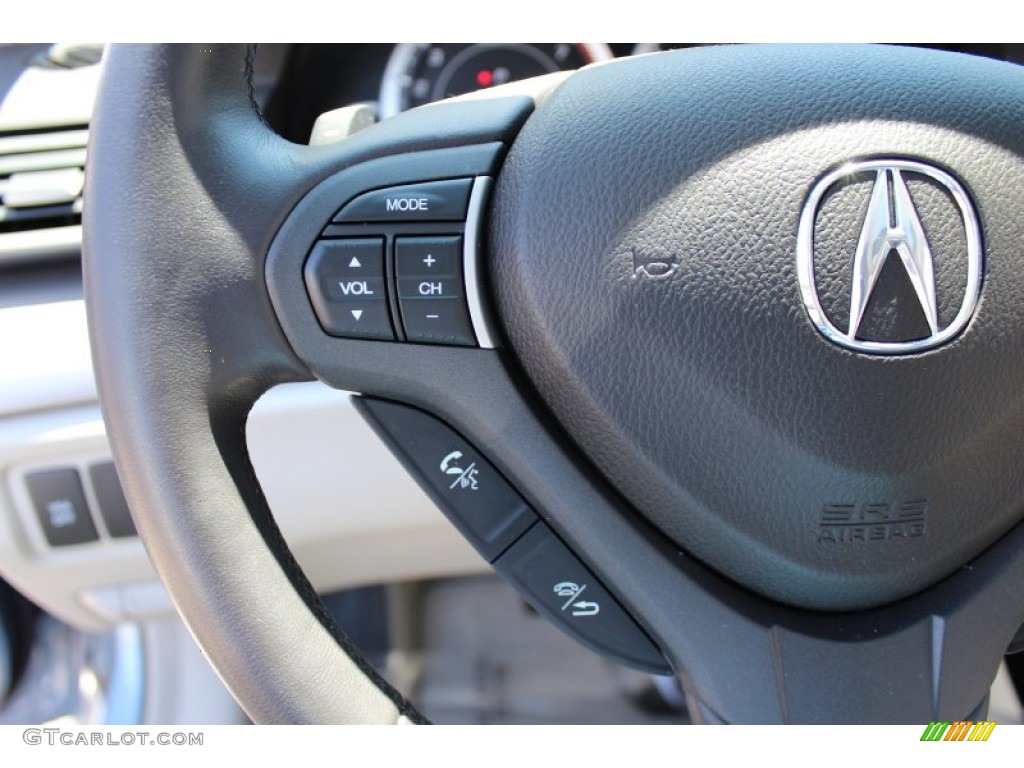 2009 TSX Sedan - Glacier Blue Metallic / Taupe photo #15