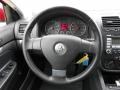 Anthracite Black 2008 Volkswagen Jetta Wolfsburg Edition Sedan Steering Wheel