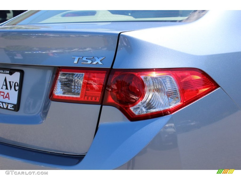 2009 TSX Sedan - Glacier Blue Metallic / Taupe photo #22